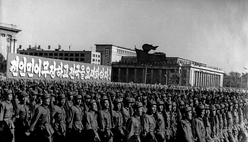 Militares norcoreanos en 1971. AP